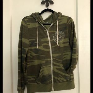 Sonoma County Winery Ganesha Camo Zip Up